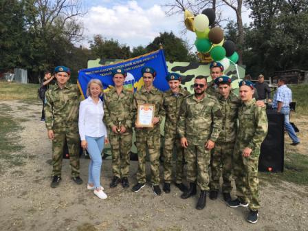 Муниципальный этап краевого слета военно-патриотических клубов и объединений "К защите Родины готов"